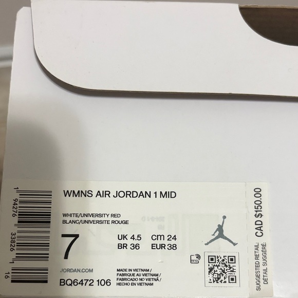 Women's Air Jordan 1 With Box - Picture 3 of 4